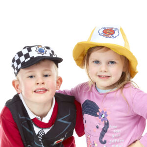 Dressing up hats for children.